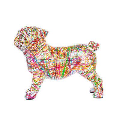 Lurah Expressionist Standing Bulldog - 9" long