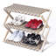 Étagère de rangement pliable à 3 niveaux Turin, étagère pliable de style bohème-119290882