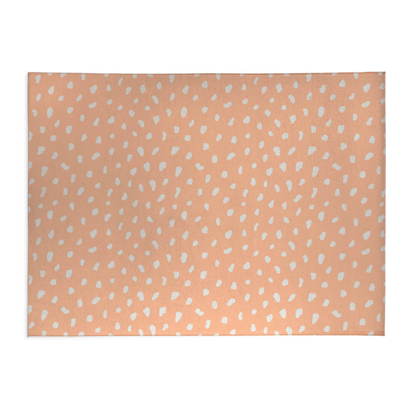 Paillasson Paint Drop, L 60 po x L 84 po, Pêche