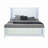 White King Bed With Led