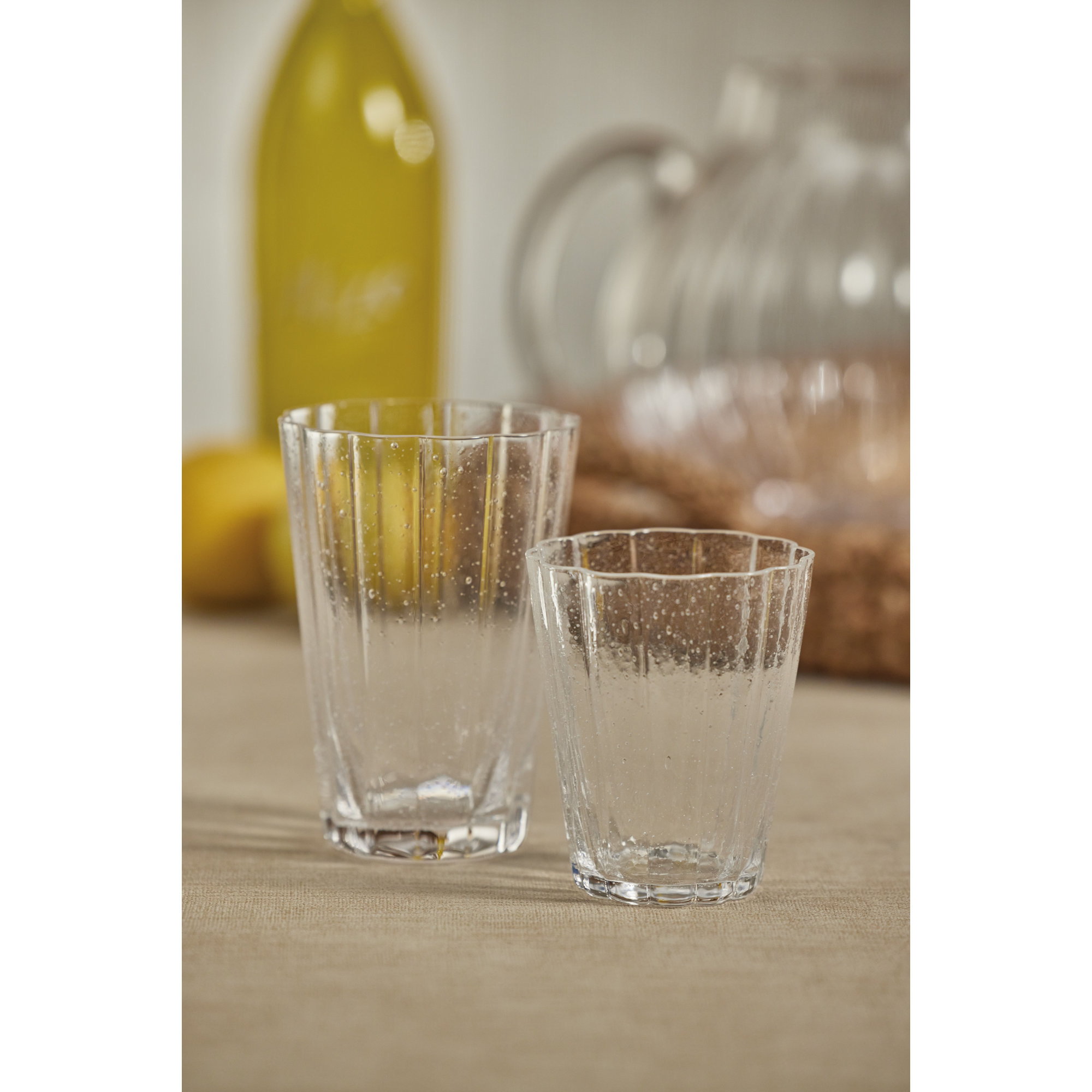 Barletta Bubble Highball Glasses, Set of 4