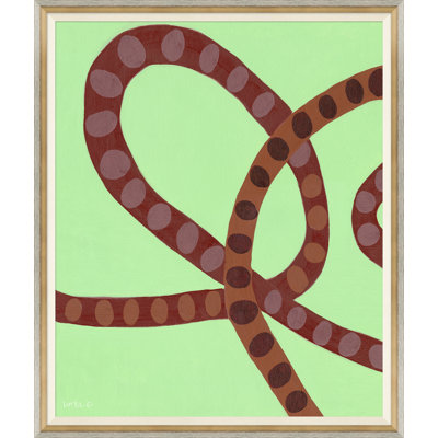 "Pretzel" par Susan Hable - peinture encadrée