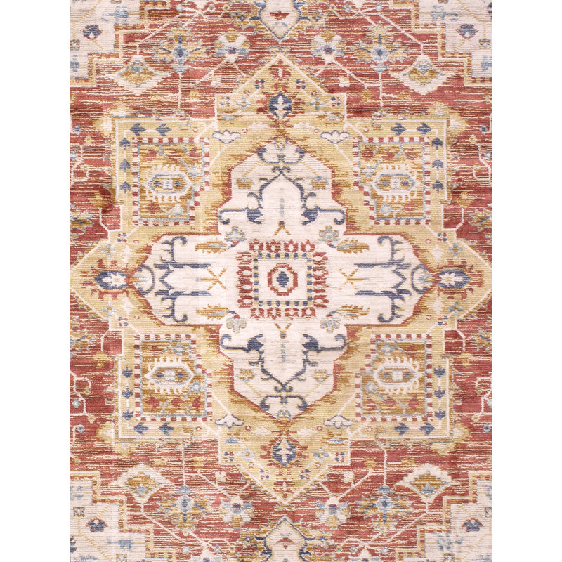 Heritage Geometric Indoor Rug, Rectangle 4' x 6'