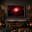 Silhouettes d'art sur toile, "Halloween"-1941732407