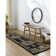 Ramsay Machine Woven Oriental Black/Sage Area Rug