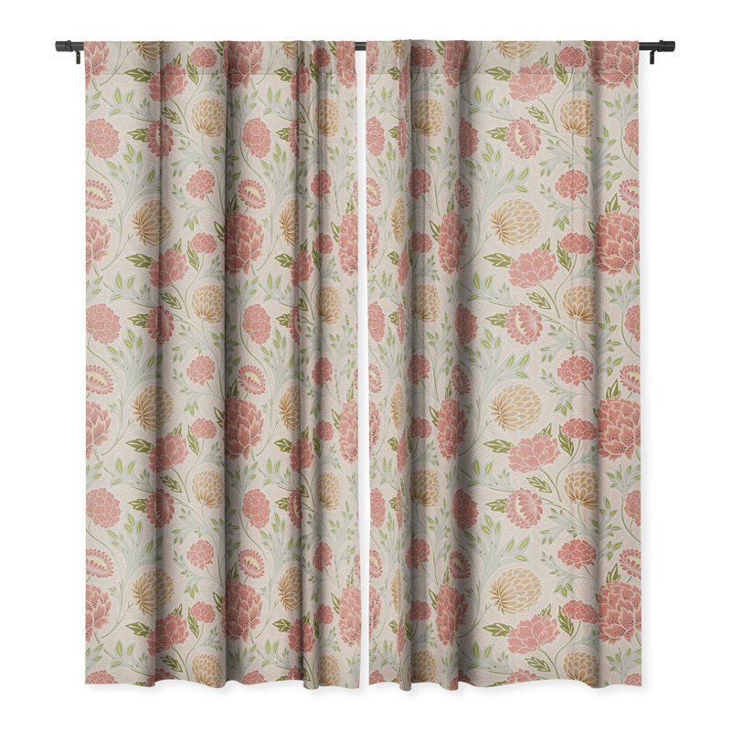 Zinaida Blackout Curtain Pair, 50" W x 120" L