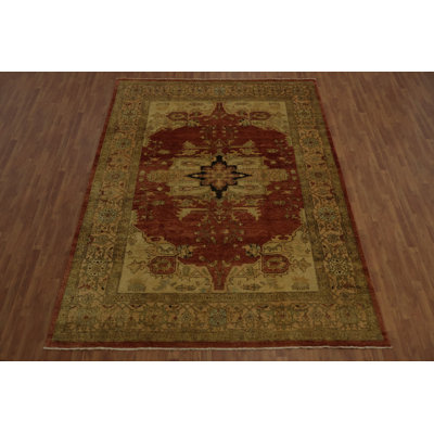 Tapis traditionnel élégant 9 x 12 avec motifs floraux complexes