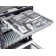 LG 24 in. PrintProof Stainless Steel Front Control Dishwasher with QuadWash, 3rd Rack & Dynamic Dry, 48 dBA