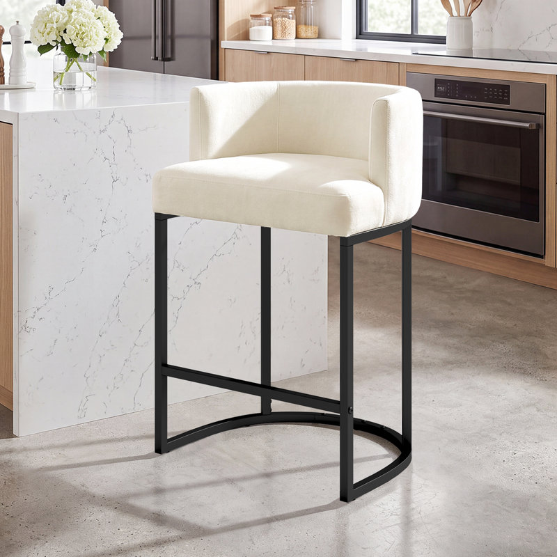Tabouret 25,2 "Petre (ensemble de 1), Beige