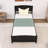 Wood Platform Bed With Headboard-1895629275