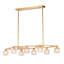 Lustre suspendu en cristal 8 lumières Frank-1683457623