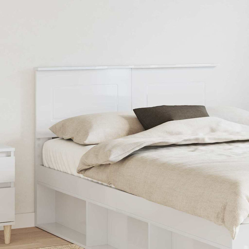 Headboard, EU Double - 135 x 200 cm, Gloss White