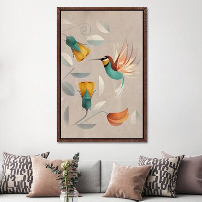 Hummingbird 1 Piece Wall Art on Canvas
