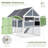 Fleetwood 40.2 Square Feet Chicken Coop with Chicken Run For Up To 10 Chickens