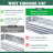 Galvanized Raised Garden Beds For Vegetables Large Metal Planter Box Steel Kit Flower Herb, 8X4x1ft-1355428717-1355428716
