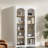 Farmhouse Two-tone Storage Bookcase With 5 Tiers-1661707983