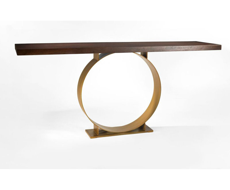 Rising Sun 72'' W Solid Wood Console Table