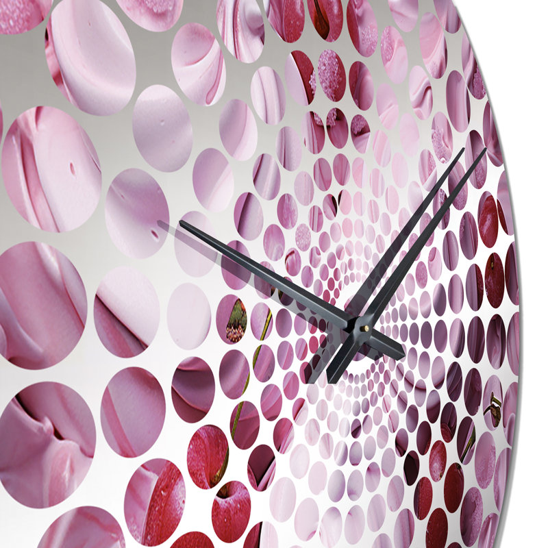 Horloge murale Raskin, Petit, Dusty Rose