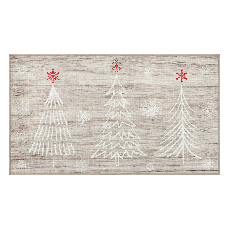 Paillasson Christmas, Naturel, L 20 po x L 32 po