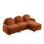 Canapé modulaire 3 places avec repose-pieds Teddy-129237720