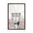Toile avec cadre en bois brun classique est en rupture de stock