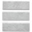 Carreau de marbre 4 po x 12 po Carrara