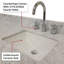 Single Bath Vanity 30 In. W X 22 In. D, Carrara Marble Top, And Faucet Set-1341912495-1341912492