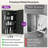 Recessed & Surface Framed Medicine Cabinet with Mirror and Shelves-440333725-440333665