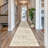Vintage Distressed Non Slip Washable Area Rug(Beige)-471609321