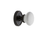 Grandeur Georgetown Rosette Double Dummy with Hyde Park Door Knob
