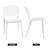 15.15 " H Plastic Side Chair Stacking-100462053