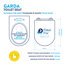 Garda Flexi-Fix D Shape Soft Close Toilet Seat - Quick Release Button for Easy Cleaning and Adjustable Hinges with Top and Bottom Fixings Included, Antibacterial Treated Surface (White Wood)