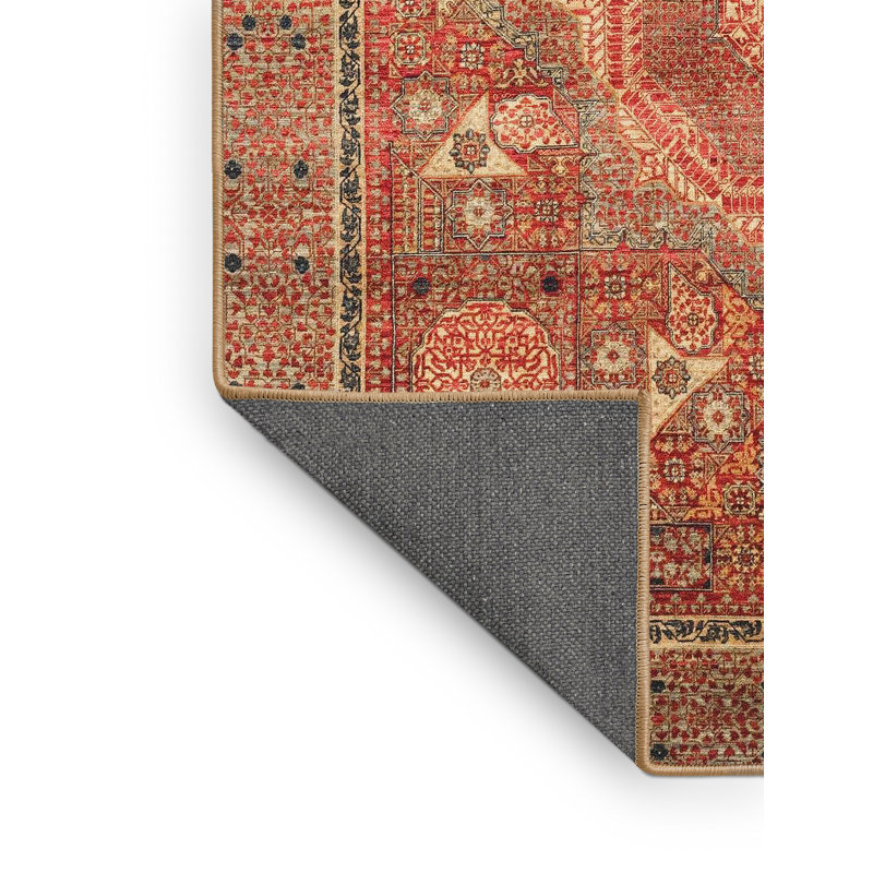 Abstract Indoor Rug, Rectangle 7' x 9'