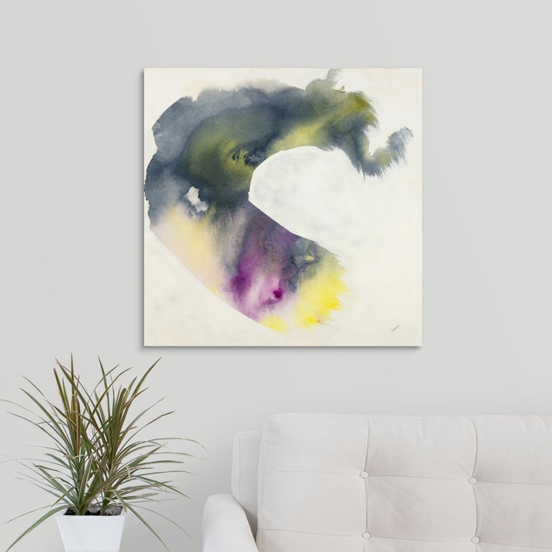 « brush stroke iii », peinture sur toile, Toile tendue, H 24 po x l 24 po x P 1,25 po
