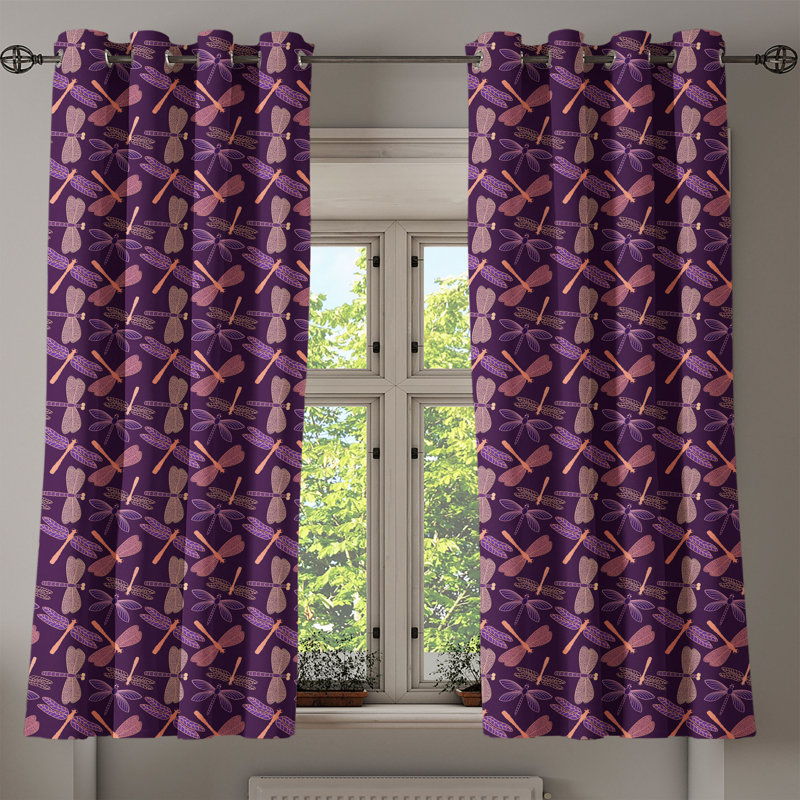 Sateen Blackout Curtains / Drapes Pair, 50" W x 54" L