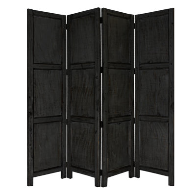 Jay 84" Folding Four Panel Screen Room Divider