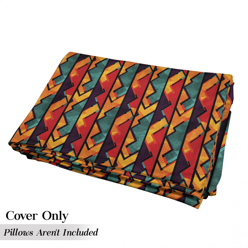 Housse de coussin d'extérieur Art Design, H 2 po x l 36 po x P 88 po