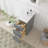 Colton 12" Freestanding Shaker Bathroom Vanity Cabinet with 3 Drawers, No Countertop, Ready to Assemble, Smoky Gray-95216793