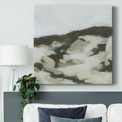 Sur le lac sur toile