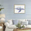 Cadre flottant Blooming Toile Whale, par Lettré et doublé-577119788-577119790