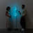 Saturn 66 in. Modern LED Floor Lamp with 3 Color-Changing RGB Ring Lights