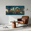 Ensemble de 1 tableau sur toile à motif floral-129280098-129280096