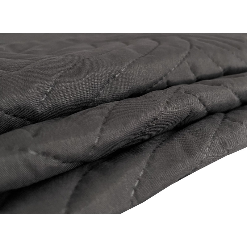Ermine quilted bedspread, 140 x 210 cm Bedspread, Anthracite