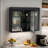 Wall Mounted Cabinet With Glass Doors-1021330339