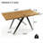 Rectangular Kitchen Dining Table, Modern Extendable Table