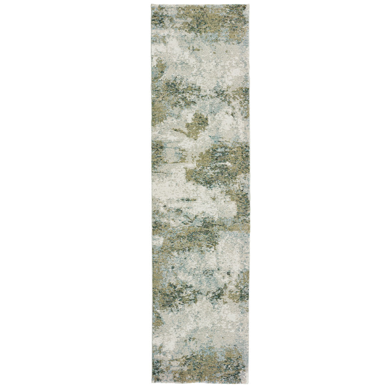 Knox Synthetic Abstract Indoor Rug, Rectangle 3'3" x 5'2"