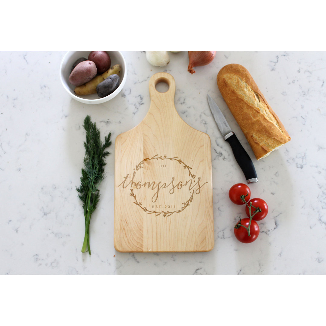 Etchey Maple Wood Cutting Board Etchey 