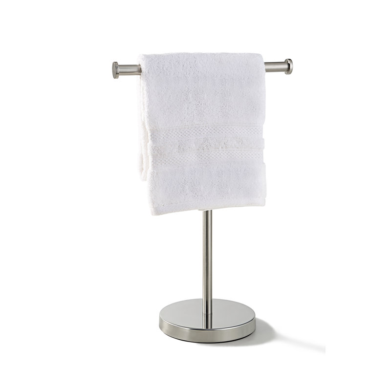 Satin Nickel Stainless Steel Countertop Hand Towel Rack