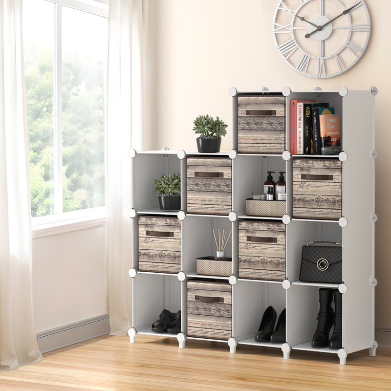 Organisateur de rangement cubique Sorbus, White, Paquet de 20
