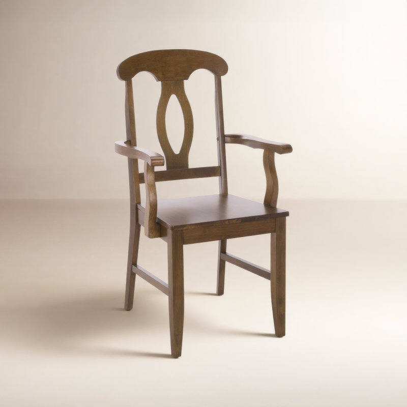 Fauteuil Ottie, Chêne foncé